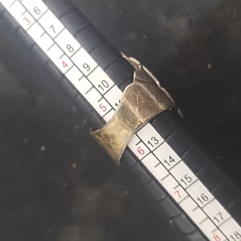 Signed Sterling Native American Ring - image 7